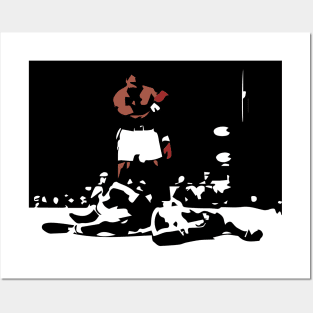 Muhammad Ali Abstract Knockout Posters and Art